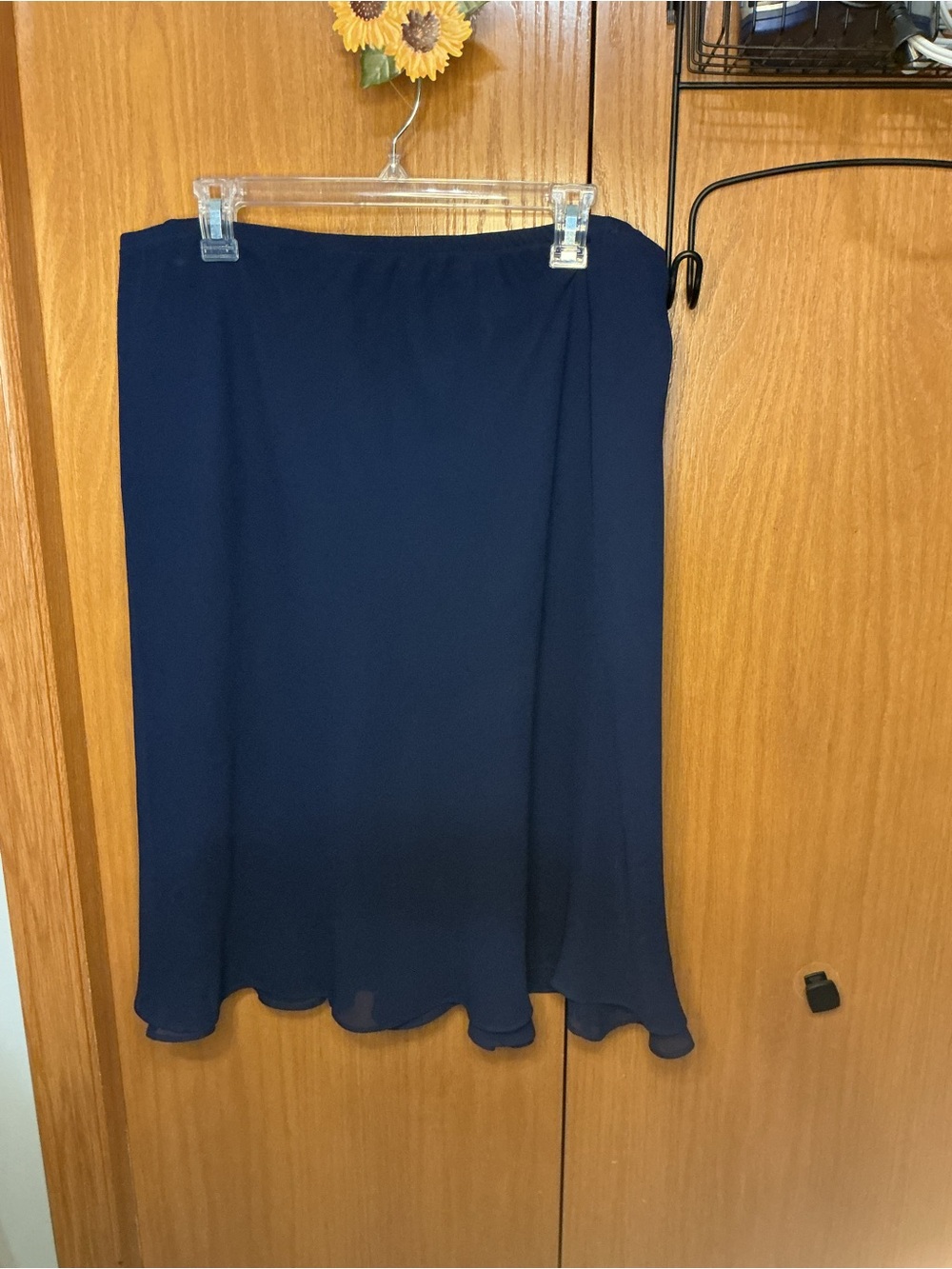 Women’s Navy A-Line Skirt — Sleek Everyday Style